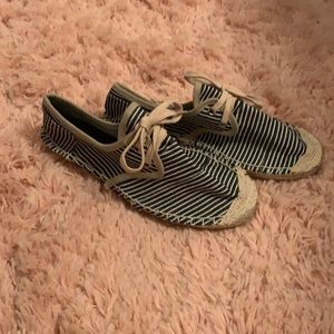 Navy/Khaki Espadrille Sneakers
